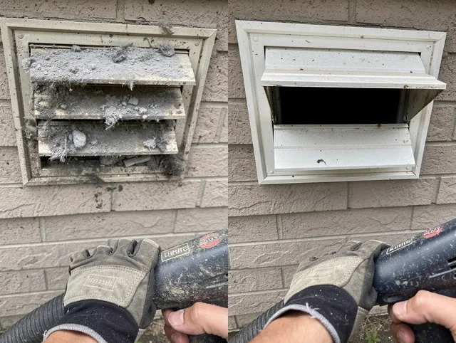 Professional dryer exhaust vent cleaning by Bedford Dryer Vent Cleaning in Bedford